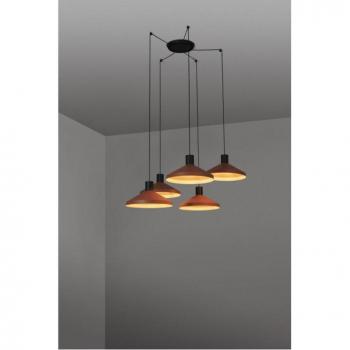 Applique murale suspendue Kombo 5 ampoules Métallique