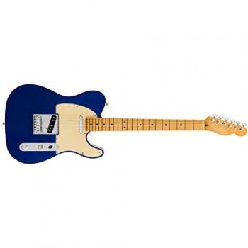 Fender American Ultra Telecaster Electric Guitar, Maple Fingerboard, Cobra Blue