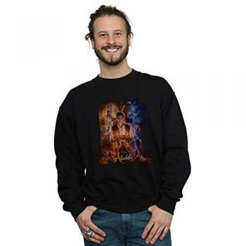 Disney Aladdin Filmplakat Sweatshirt Herren L schwarz