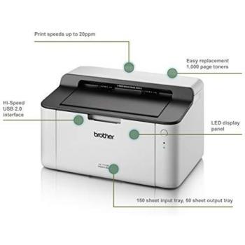 Brother Compact Mono Laser Printer Black/Grey Hl-1110 HL1110ZU1