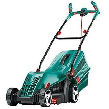 Bosch Rotak 34 Electric Lawnmower with 34cm Cutting Width and Genuine Front Plastic Badge Unit