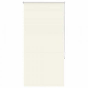 Blackout Roller Blind Off White 75x150 cm