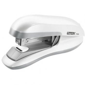 Rapid Stapler, 30 sheet capacity, Flat Clinch, White