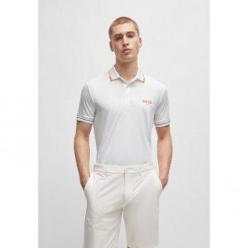 BOSS Outlet 2024 Polo Paul Pro Blanco XL para Hombre – Algodón Casual