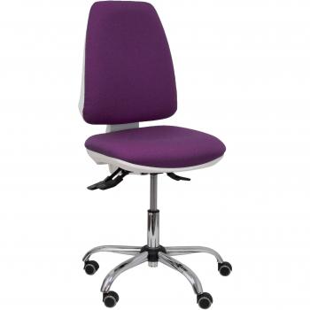 Sedia Elche Bianco Asincrono Bali Viola Parquet Rotelle