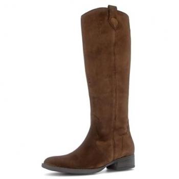 Gabor Women's Whisky Suede Knee High Boots with Block Heel