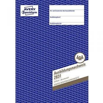 AVERY Zweckform Formularbuch Ausbildungsnachweis A4 28 Blatt