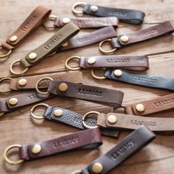 LEABAGS Lewes Leder-Anhänger für Schlüssel
