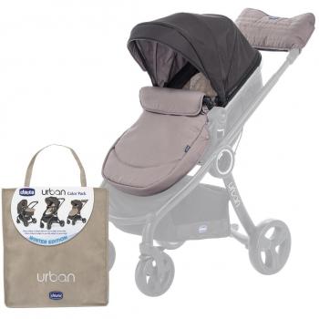 Chicco 79337 Colour Pack Urban Stroller Kit Passeggino, Beige/Nero