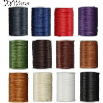 KiWarm 1PC 78 Meter Leather Waxed Thread for Crafts