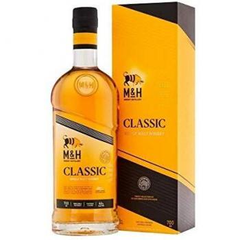 Whisky M&H Classic 46% Vol. 0,7l en boîte cadeau