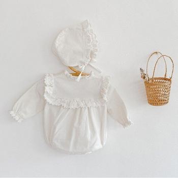 Vêtements d'automne pour bébé MILANCEL, body avec décoration et chapeau