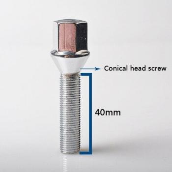 TEEZE 5 pcs Car Tire Accessories Long Bolts M14x1.5 M14x1.25 M12x1.5 M12x1.25 for Octavia Focus