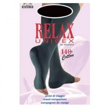 Mi-bas de compression Relax 140 Den 18-23 mmHg 5XXL Noir