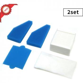 2 Filtereinheiten kompatibel mit Thomas Aqua + Multi Clean X8 Parkett, Aqua + Pet & Family, Perfekt Air Animal Pure