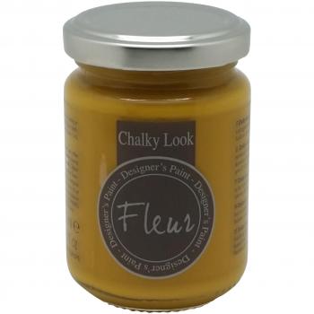 Fleur : Peinture Designer : Gesso Naturel : 130ml : Jaune Ocre Mat