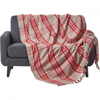 Homescapes Tartan Check Throw