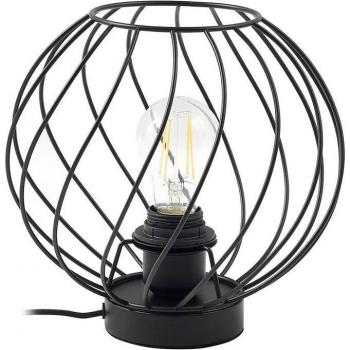 Lindby Black Metal Table Lamp Danika
