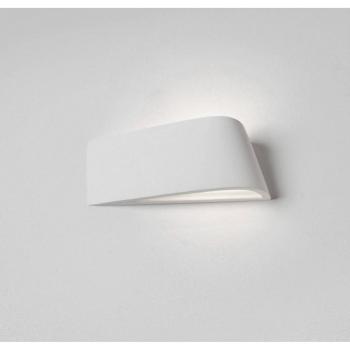 Aplique de pared Delfi, escayola blanca, 35 cm, G9