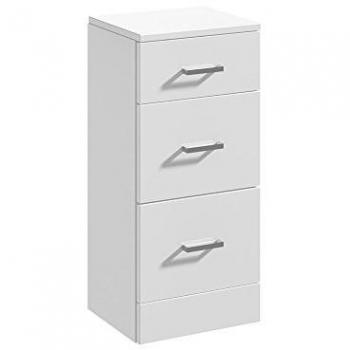 Gloss White 3-Drawer Storage Unit