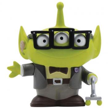 Enesco Figura Disney Toy Story y Up Marcianito Carl Colección Showcase Resina de Alta Calidad
