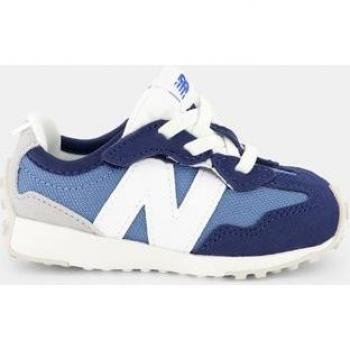 Sneaker New Balance 327 Navy con velcro, taglia EU 22 1/2