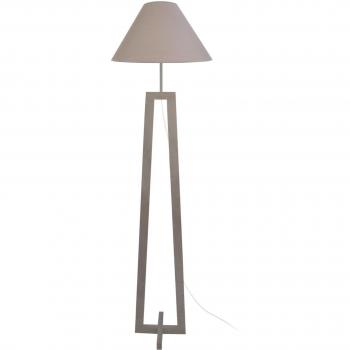VILI A Lampadaire nordique en tissu taupe