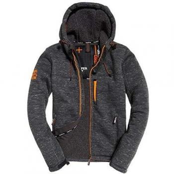 Hombre Chaqueta Superdry SD‑Windtrekker Carbón Flameado