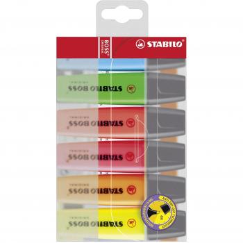 Set de surligneurs Stabilo Boss Original – 6 couleurs