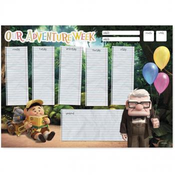 Planner Semanal A4 Sin Fecha Pixar Up