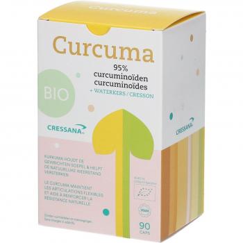 Bio Cressan: Curcuma et Cresson – 90 gélules