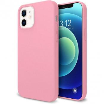 Funda suave rosa para iPhone 12 Mini