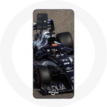 Coque Yuki Tsunoda F1 pour Samsung Galaxy A51 5G Bleue