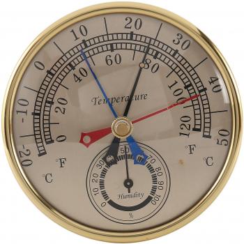 Thermomètre Hygromètre 5” Min-Max – Montage Mural Résistant aux Intempéries