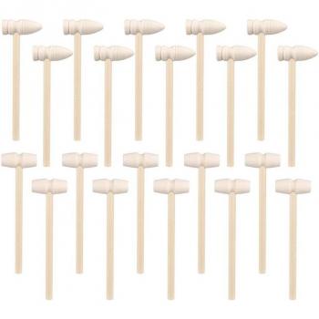 20 Pcs Mini Wooden Pounding Tools
