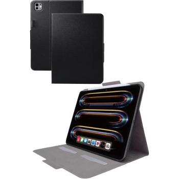 Elecom iPad Pro 11″ 2024 M4 Wallet Case: Dual Card Pockets, Pen Compartment, Flip Closure – TB-A24PMWVFUBK