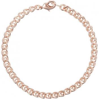 Bracelet brodé classique femme or rose 5mm 585