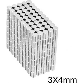 Imán de neodimio 3x4mm para proyectos
