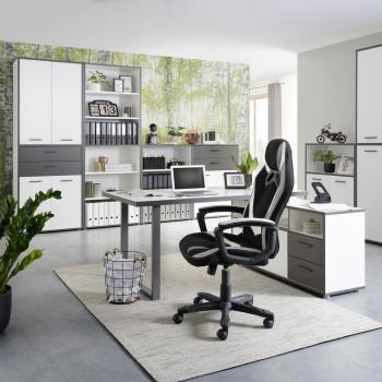 FORTE Schreibtisch Keflav 124 cm