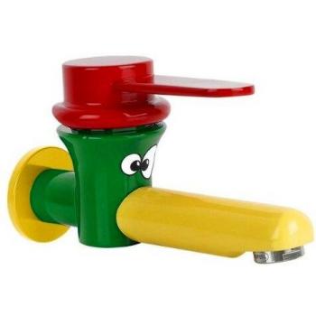 Idral Robinet Murale Lavabo Série Kids 01220 avec Disque Céramique en Laiton