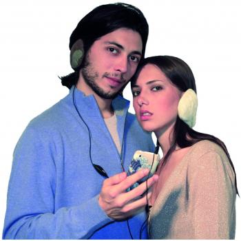 HI-Fun Hi-Ear Filaire Noir et Blanc