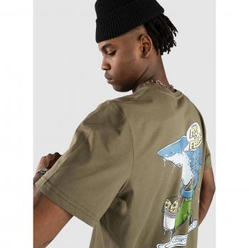 T-shirt vert Blue Tomato Pas de Sentiments pour les Poissons