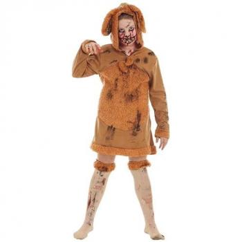 Disfraz de Perrito Zombie para Niños con Accesorios de Maquillaje