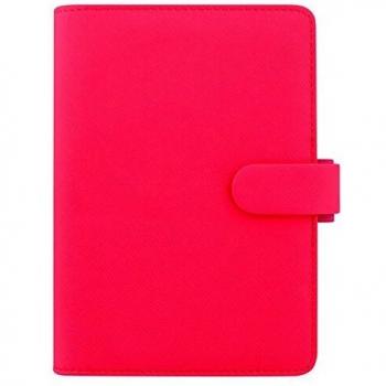 Filofax Personal Saffiano Fluorescent Pink Organizer Paperback