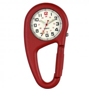 Lancardo Red Keychain Pocket Timepiece