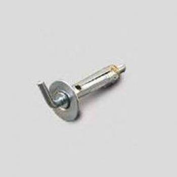 Tasselli in Ferro Zincato M4 con Gancio Corto, Multicolore, Set da 10 Pezzi