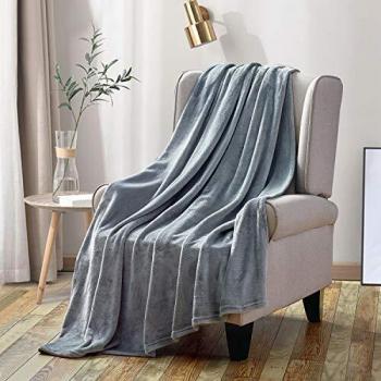 Softan Plush Fleece Blanket 130 X 150 CM Grey