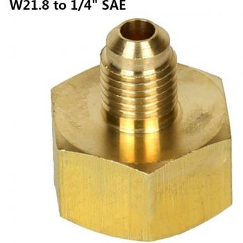 Gold Color 32MM Refrigerant Adapter for R134A