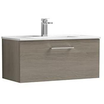 Nuie 800mm Arno Wall-Mounted Vanity with 1 Drawer