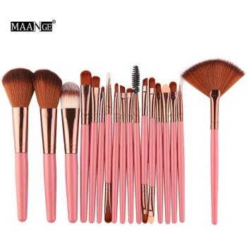 Colección Total de Brochas de Maquillaje 18 Elementos